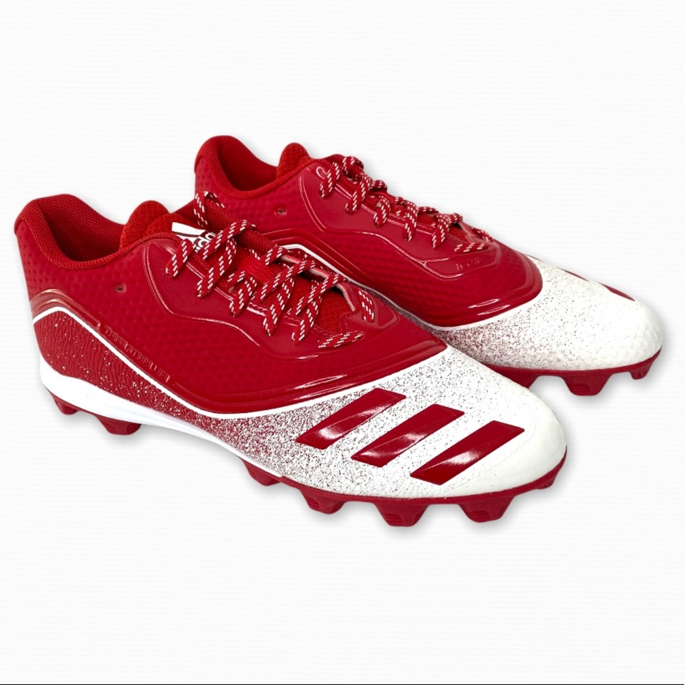 Adidas Icon V Mid Red/White Baseball Cleats G28287 Size 13 Brand New